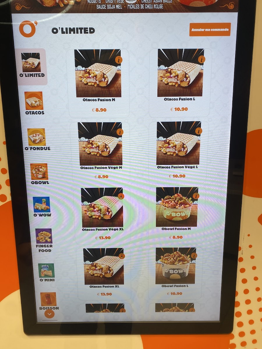 Menu O'tacos Ginko-1